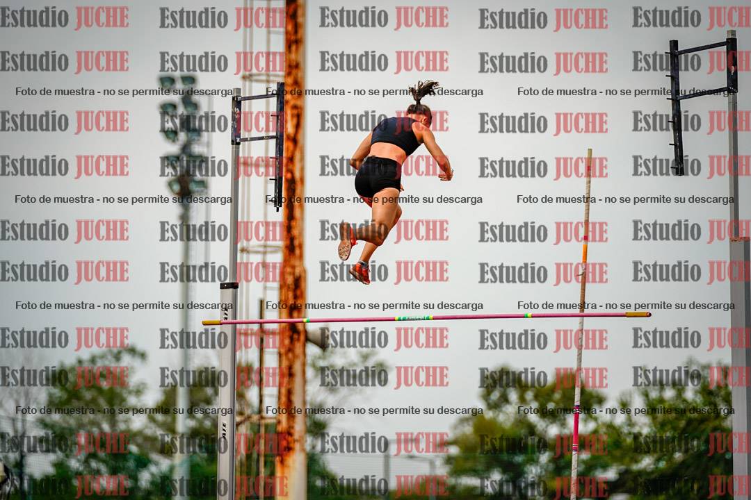 Fotos del salto con garrocha de mujeres y varones