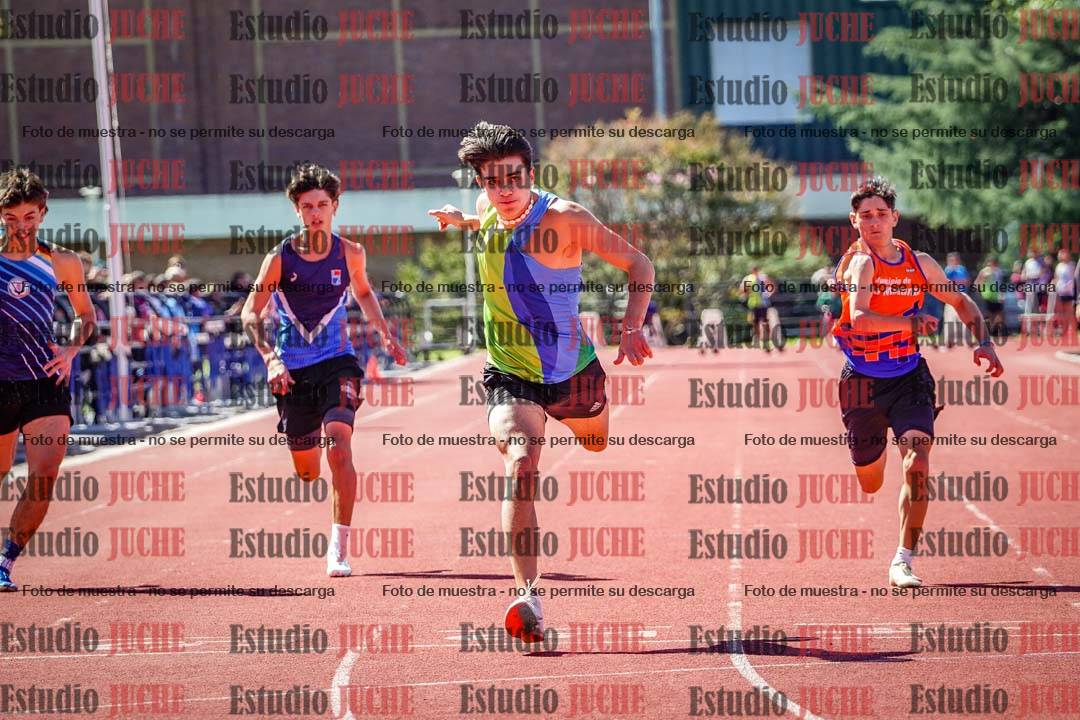 Fotos de los 100 m de varones