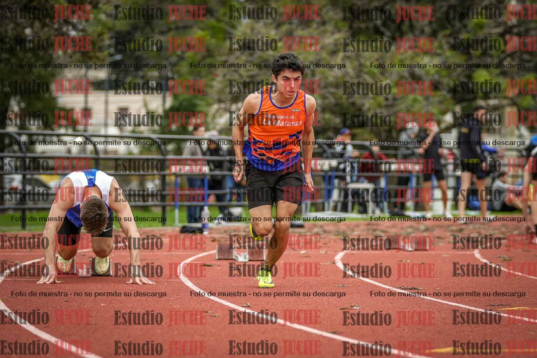 Fotos de los 200 m llanos de varones