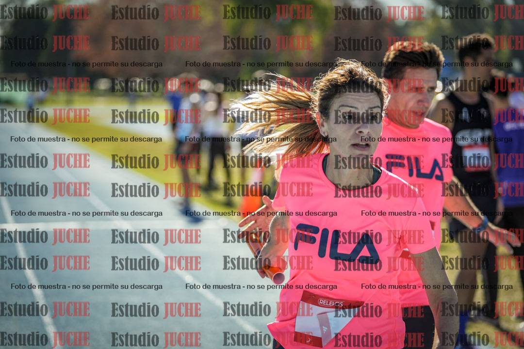 Fotos durante los relevos