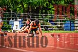 Fotos de los 100 m llanos de varones - FINAL