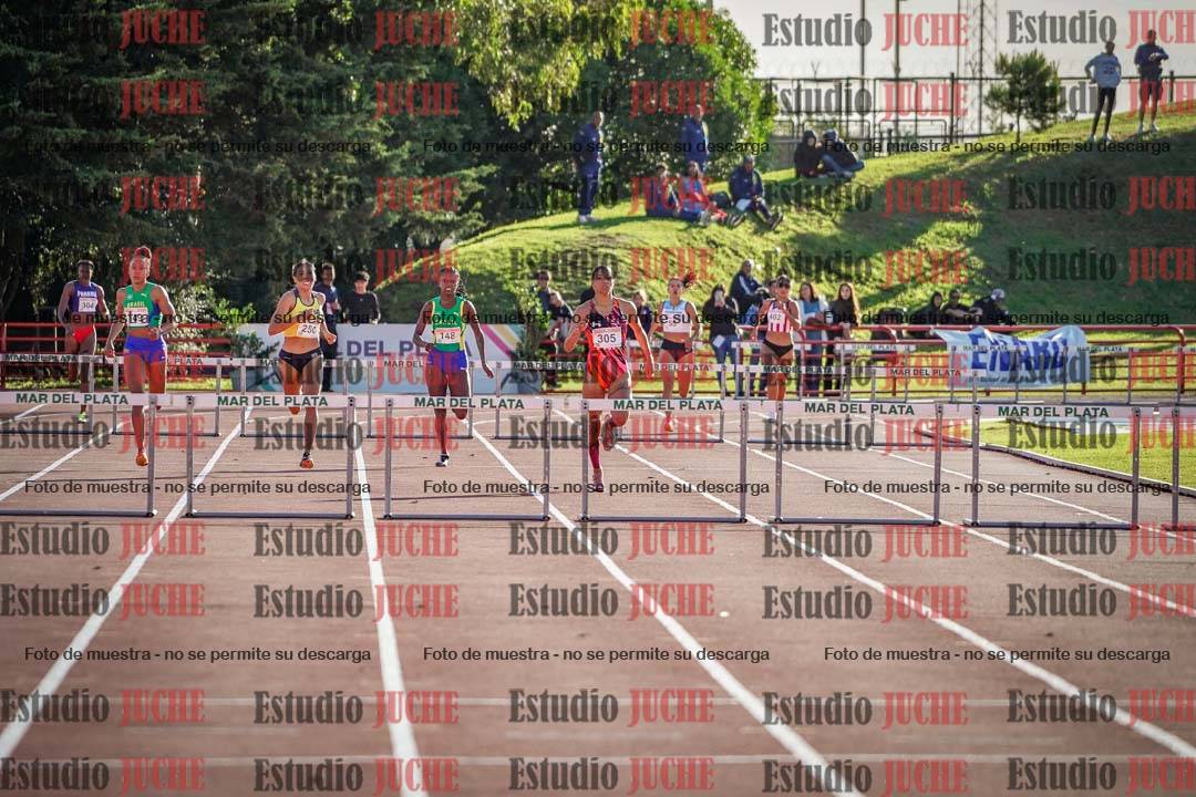 Fotos de los 400 m con vallas de mujeres - FINAL