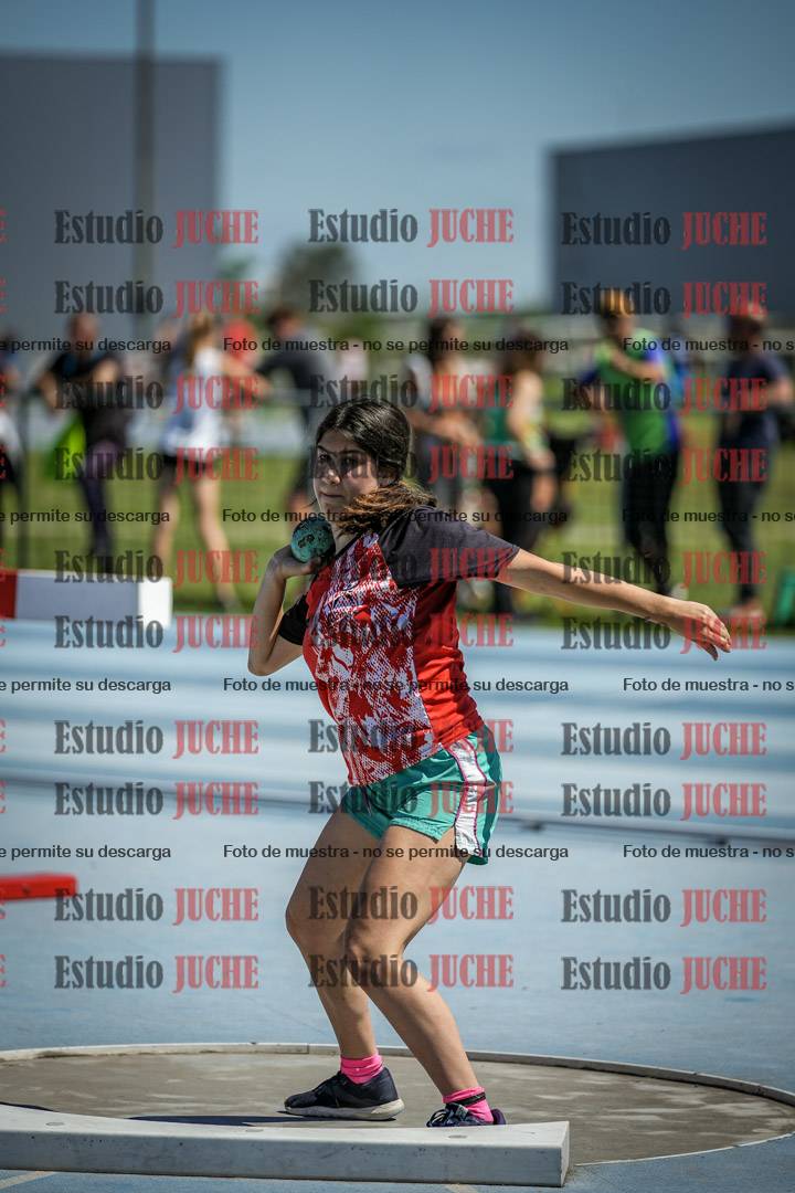 Fotos del lanzamiento de bala de mujeres - U14