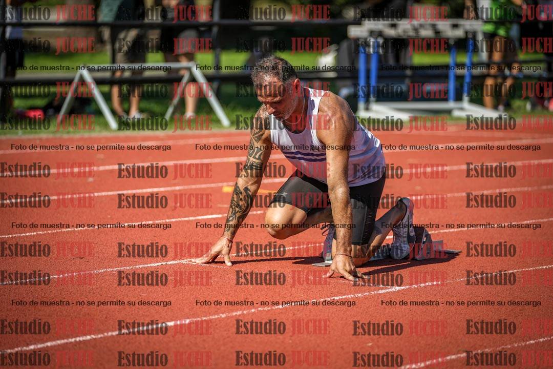 Fotos de los 200 m llanos de varones
