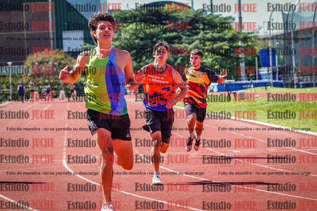 Fotos de los 100 m de varones