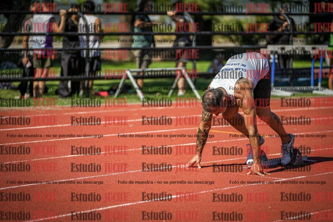Fotos de los 200 m llanos de varones