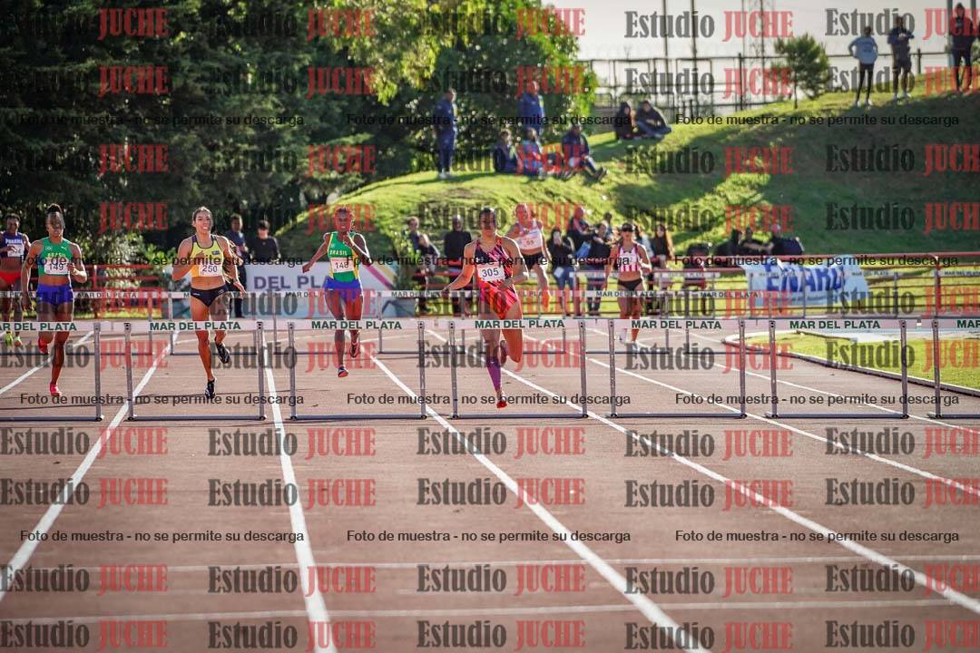 Fotos de los 400 m con vallas de mujeres - FINAL