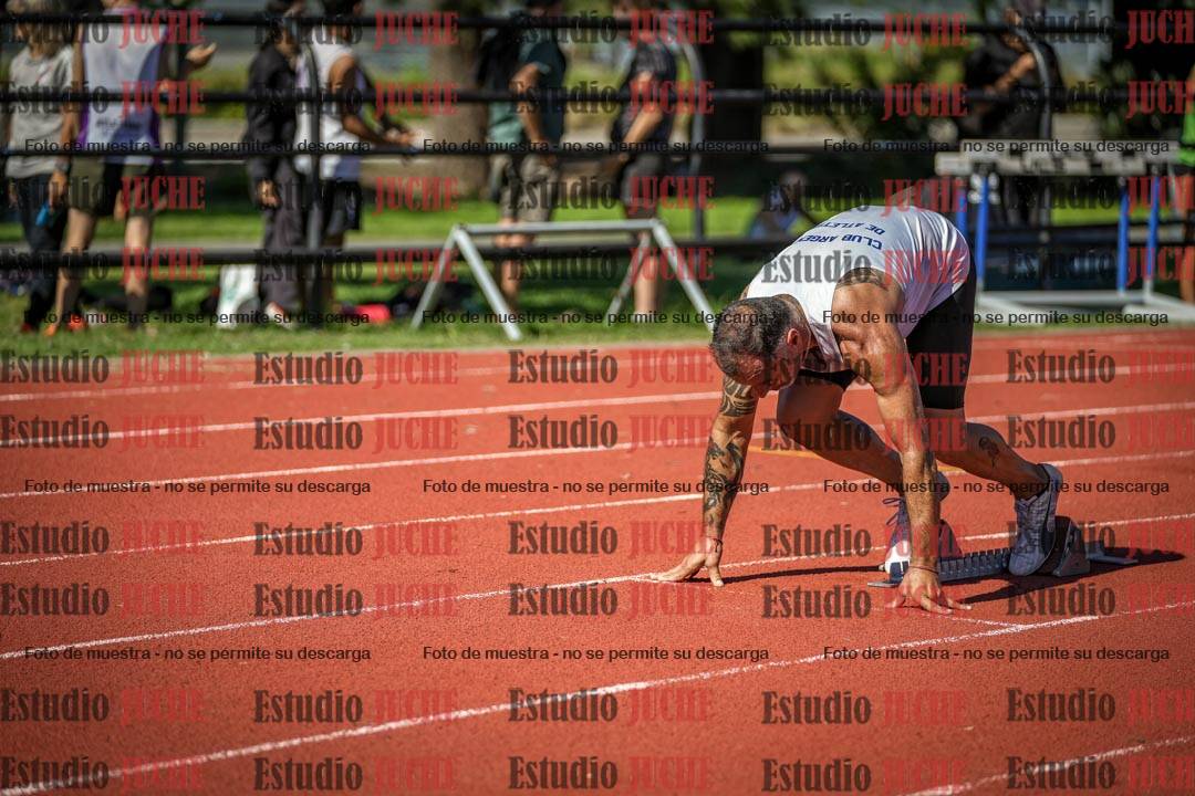 Fotos de los 200 m llanos de varones