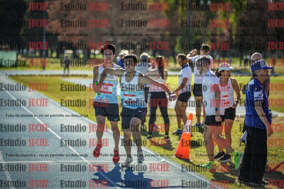 Fotos durante los relevos