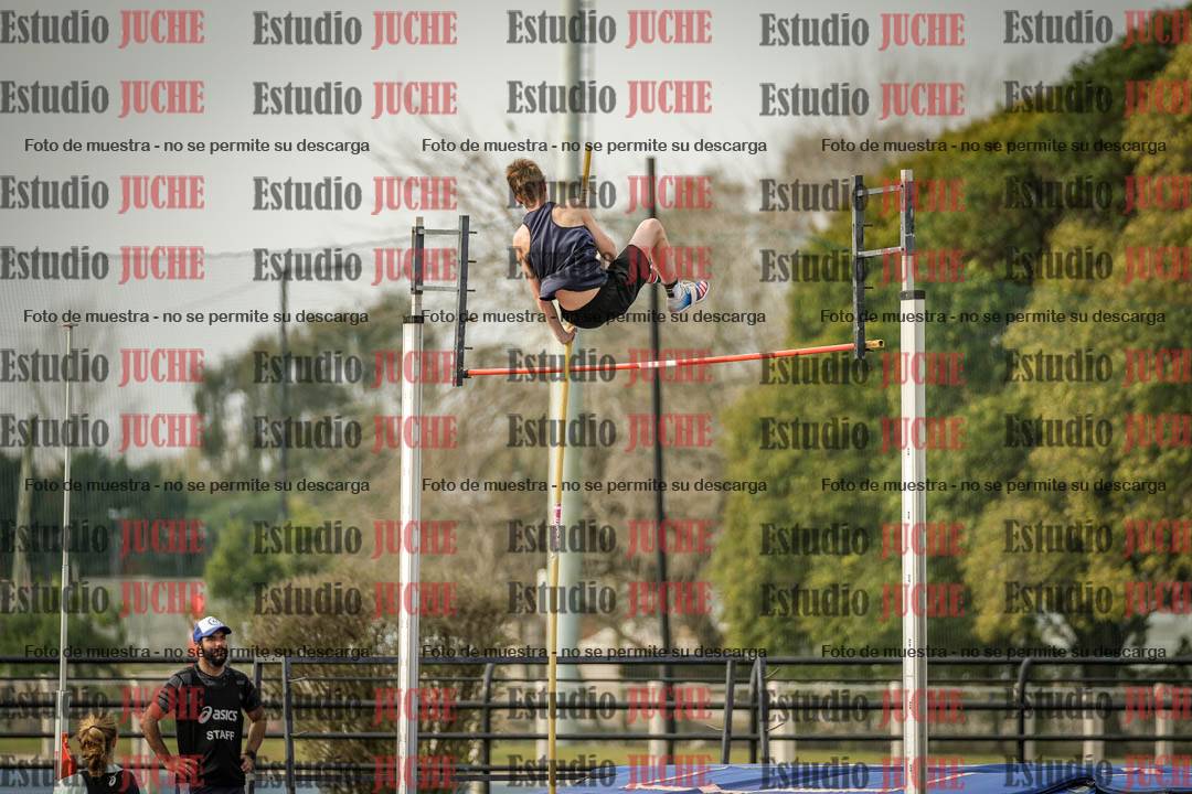 Fotos del salto con garrocha de varones