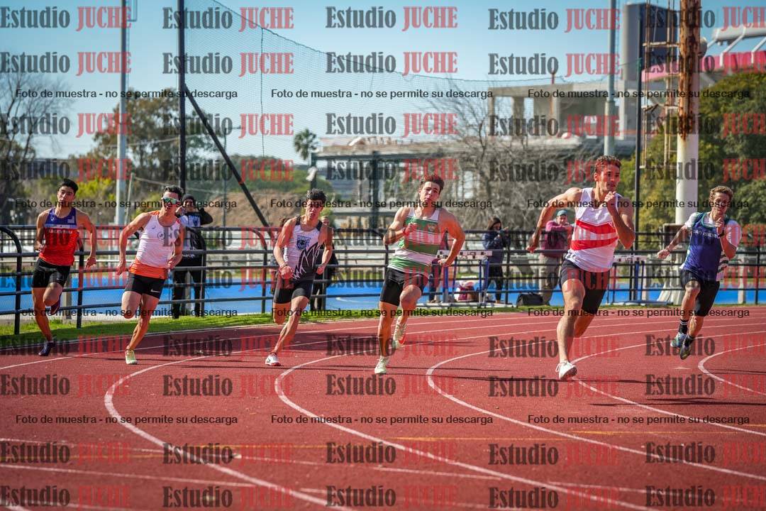 Fotos de los 200 m llanos de varones