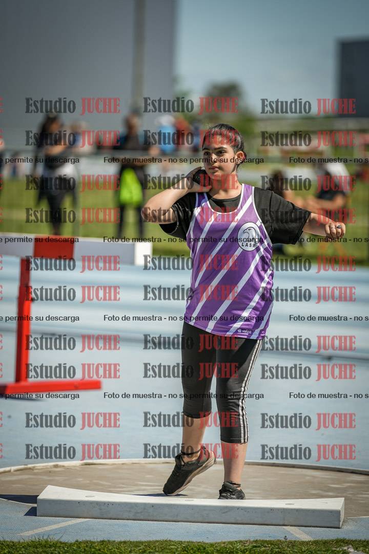 Fotos del lanzamiento de bala de mujeres - U14