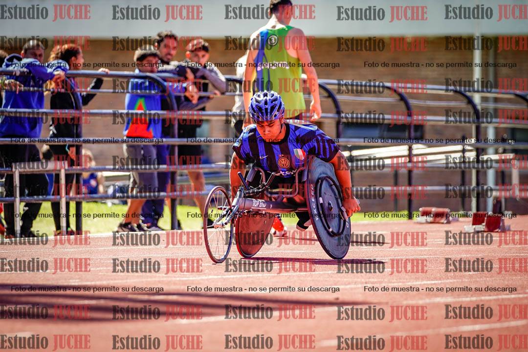 Fotos de los 100 m de varones