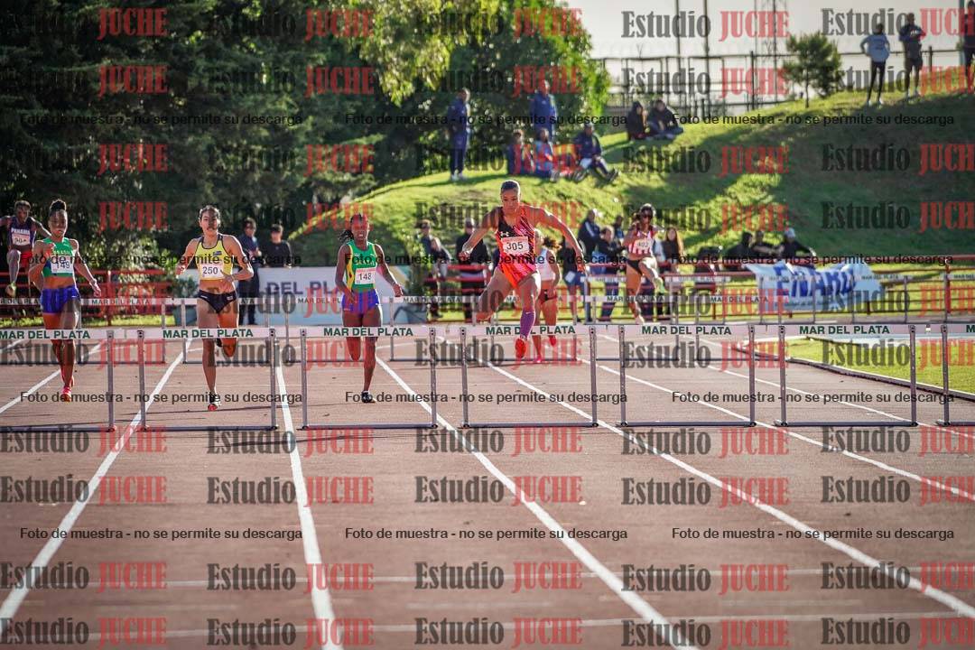 Fotos de los 400 m con vallas de mujeres - FINAL