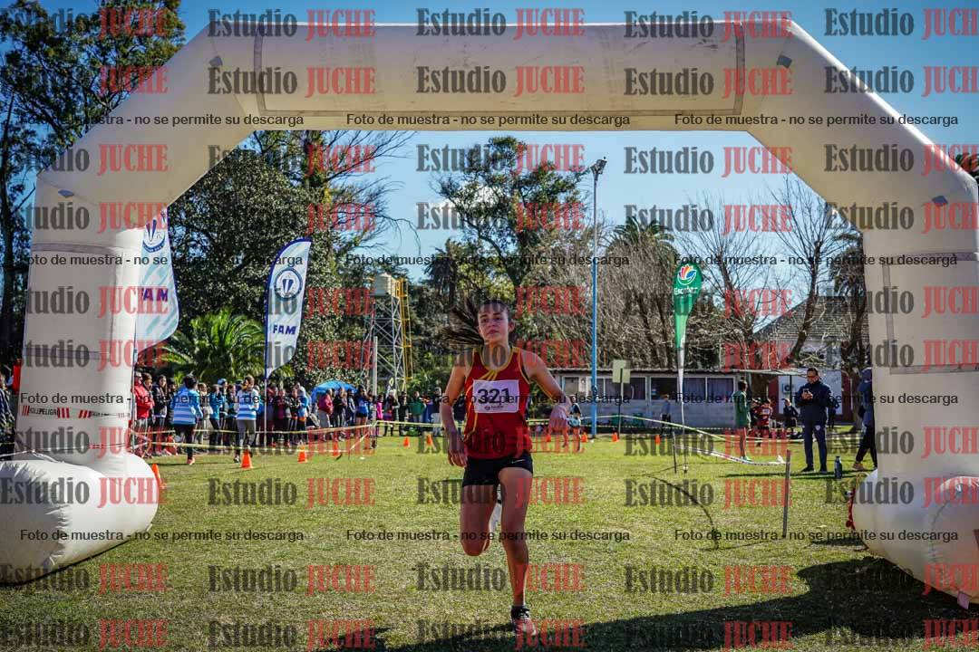Fotos de la llegada del cross de 1500 m