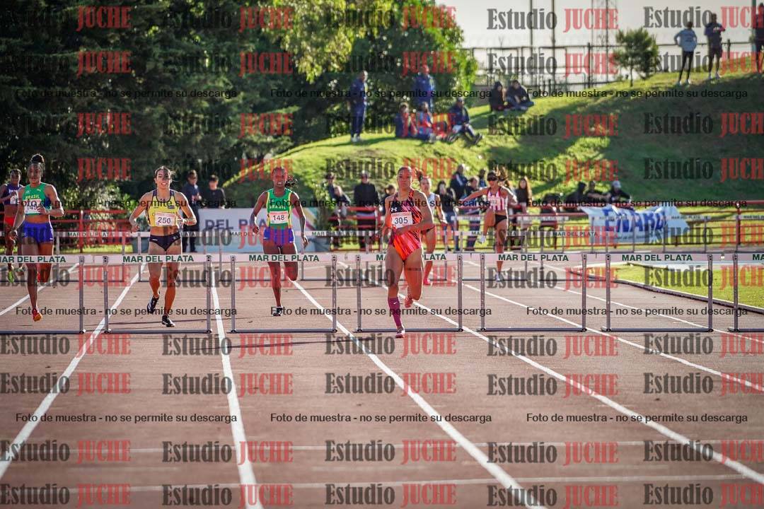 Fotos de los 400 m con vallas de mujeres - FINAL