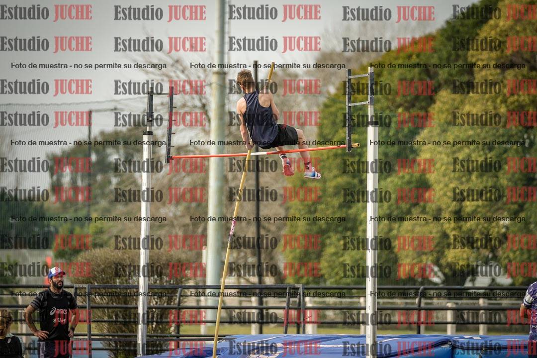 Fotos del salto con garrocha de varones
