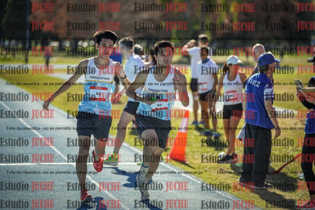 Fotos durante los relevos