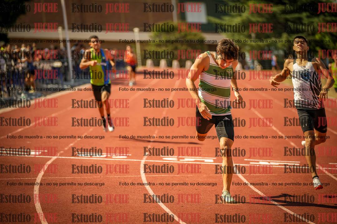 Fotos de los 400 m llanos de varones
