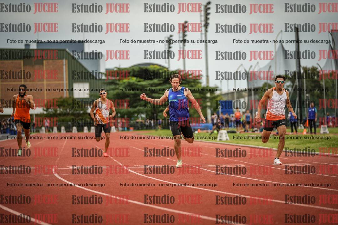 Fotos de los 400 m llanos de varones