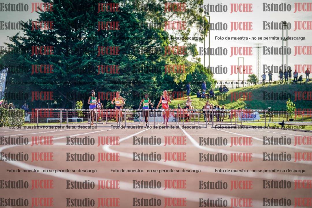 Fotos de los 400 m con vallas de mujeres - FINAL