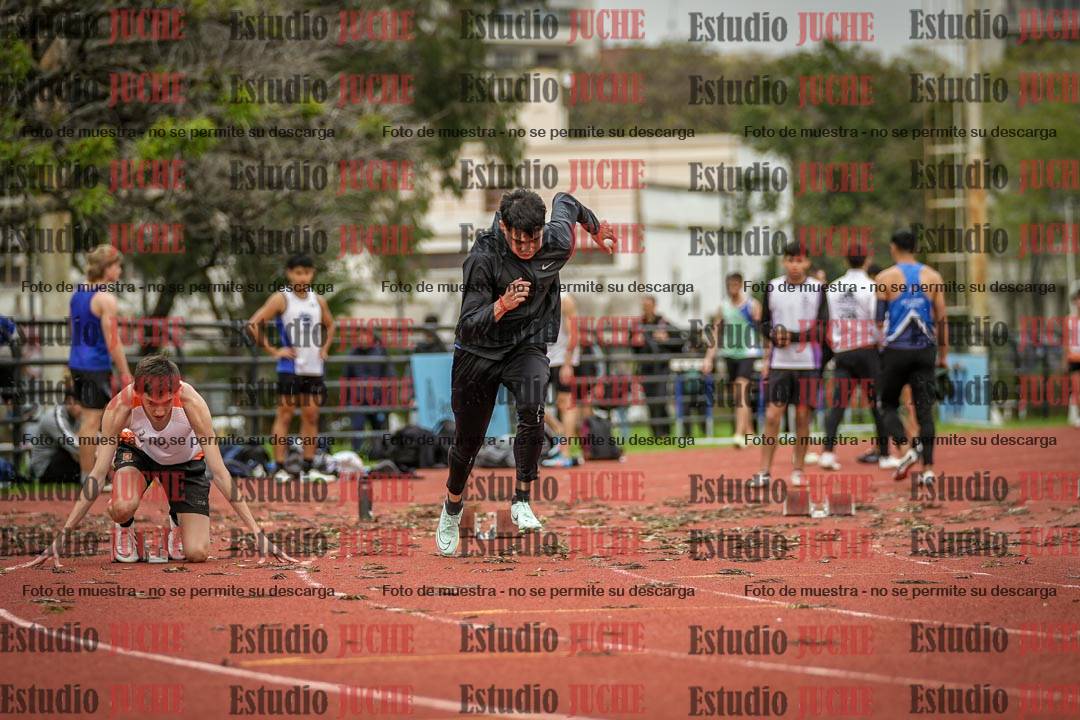 Fotos de los 200 m llanos de varones