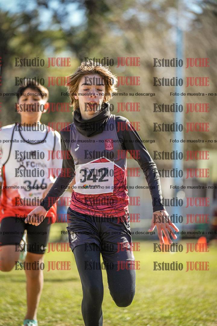 Fotos de la llegada del cross de 1500 m