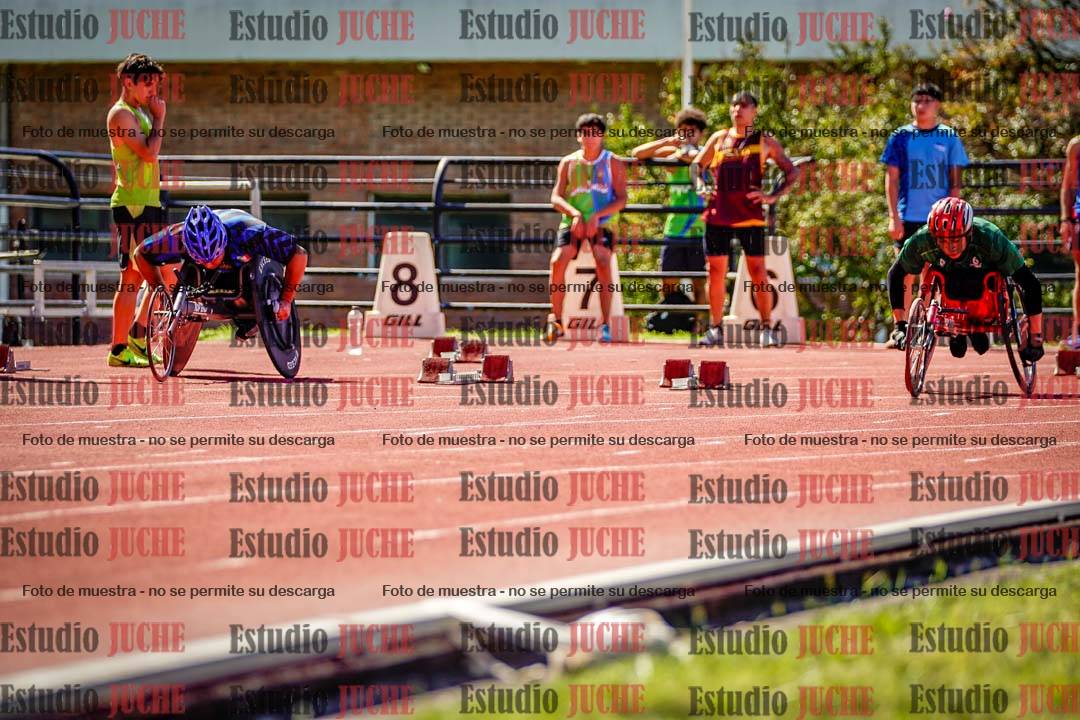 Fotos de los 100 m de varones