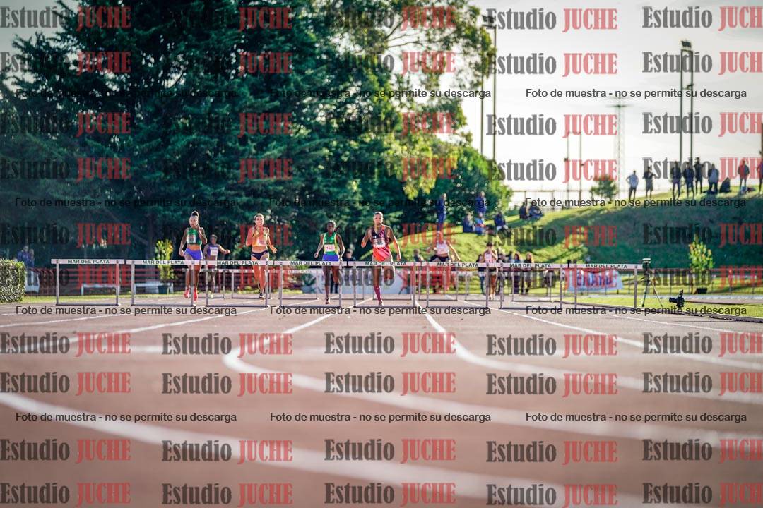 Fotos de los 400 m con vallas de mujeres - FINAL