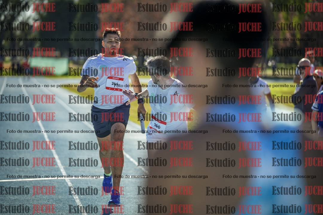 Fotos durante los relevos