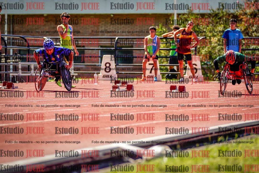 Fotos de los 100 m de varones