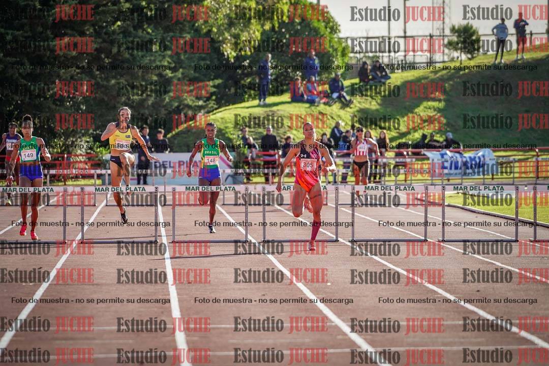Fotos de los 400 m con vallas de mujeres - FINAL