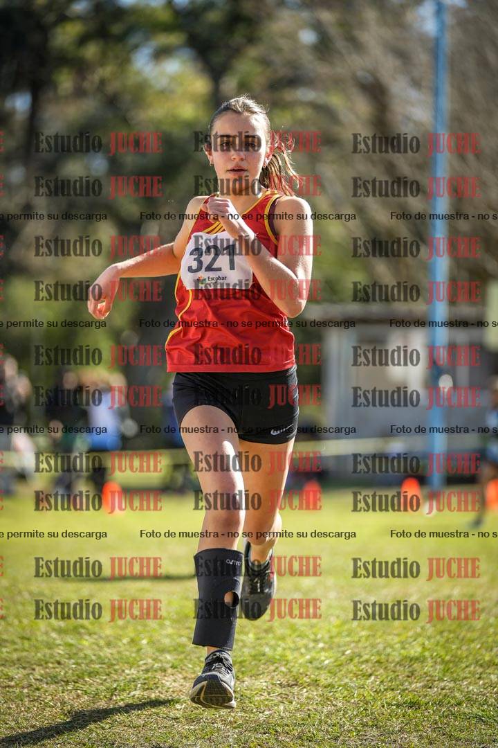 Fotos de la llegada del cross de 1500 m
