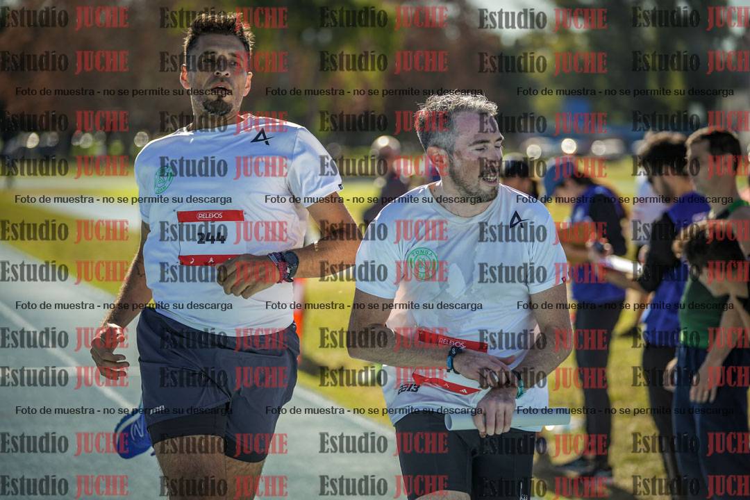Fotos durante los relevos