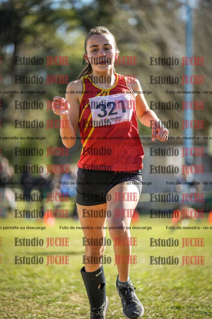 Fotos de la llegada del cross de 1500 m