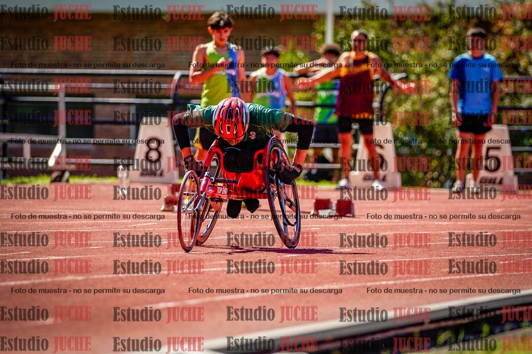Fotos de los 100 m de varones