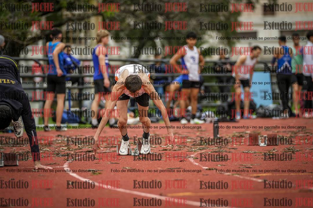 Fotos de los 200 m llanos de varones