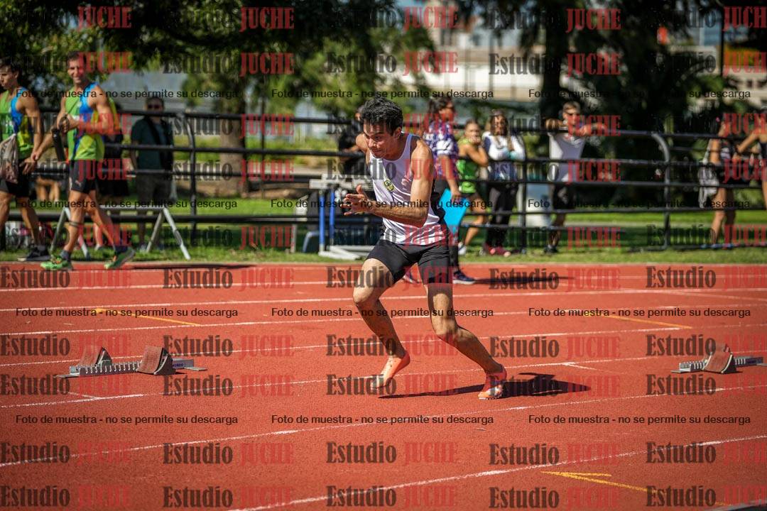 Fotos de los 200 m llanos de varones