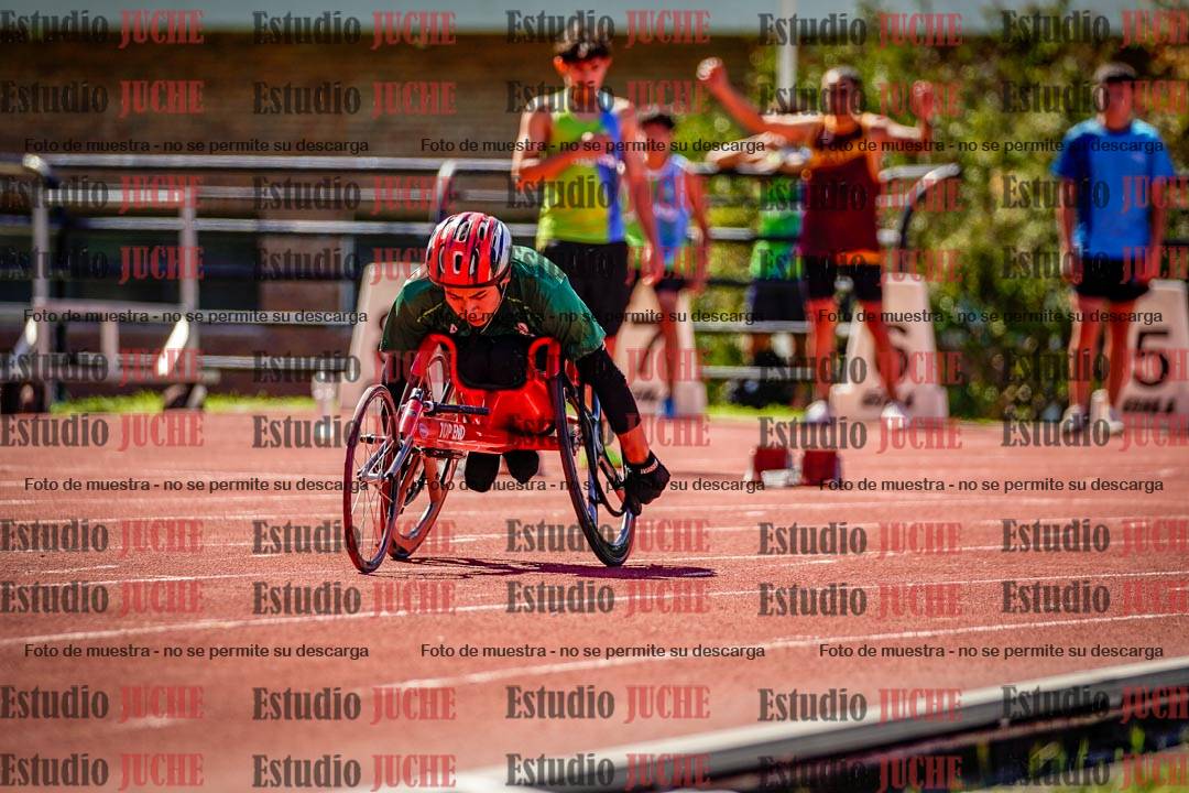 Fotos de los 100 m de varones