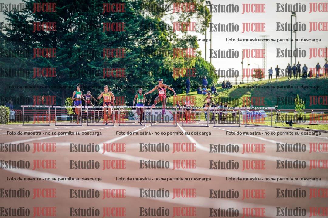 Fotos de los 400 m con vallas de mujeres - FINAL