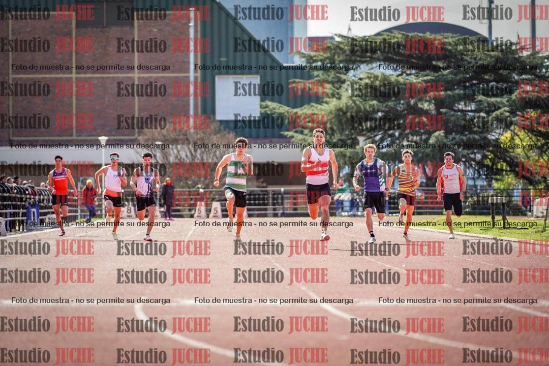 Fotos de los 200 m llanos de varones