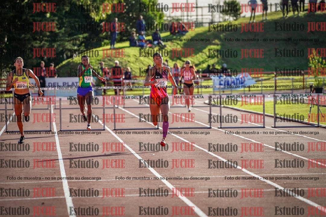 Fotos de los 400 m con vallas de mujeres - FINAL