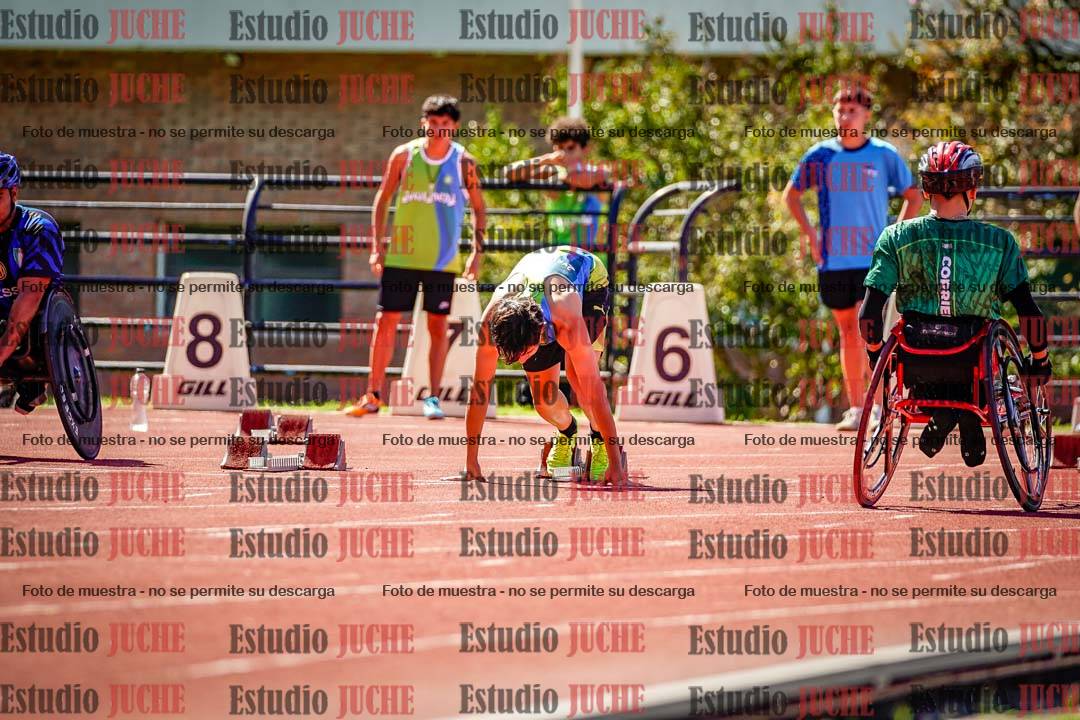 Fotos de los 100 m de varones