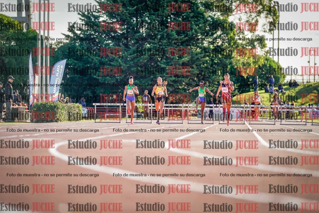 Fotos de los 400 m con vallas de mujeres - FINAL