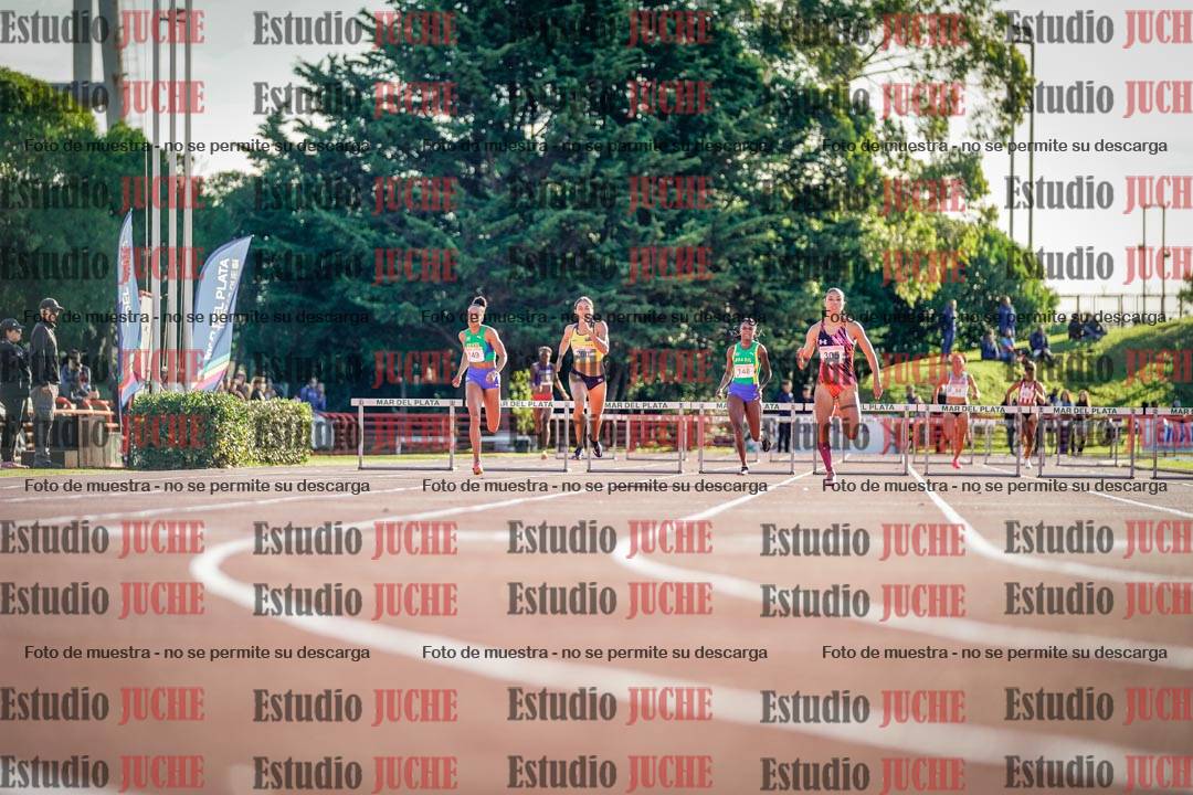 Fotos de los 400 m con vallas de mujeres - FINAL