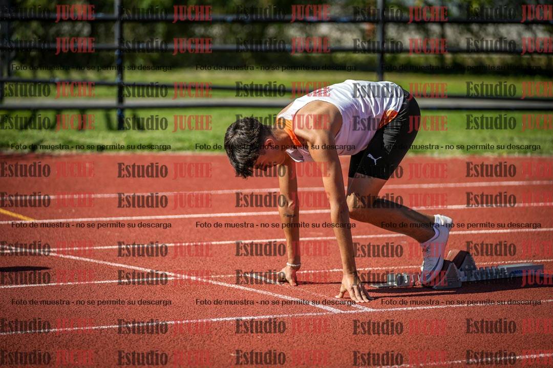 Fotos de los 200 m llanos de varones