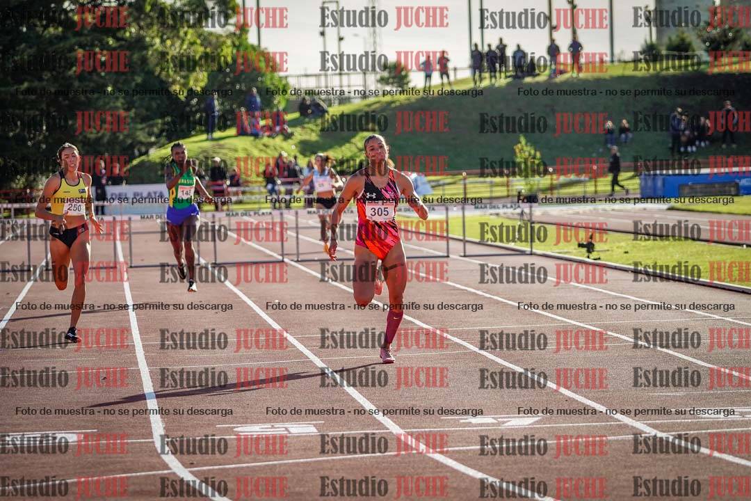 Fotos de los 400 m con vallas de mujeres - FINAL