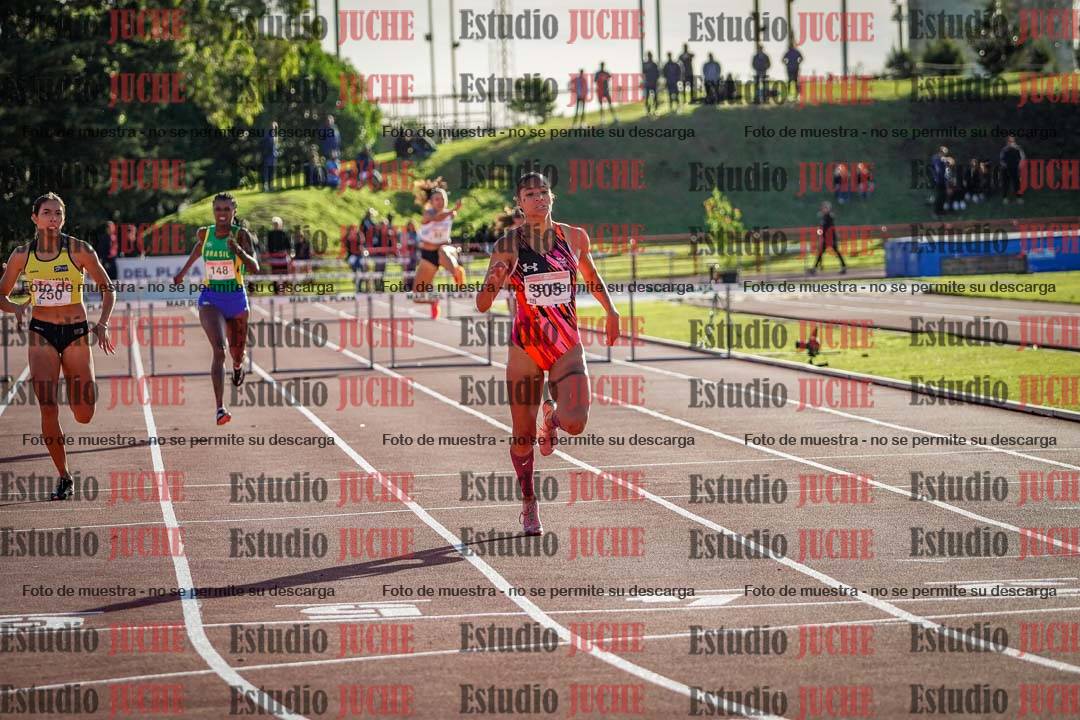 Fotos de los 400 m con vallas de mujeres - FINAL