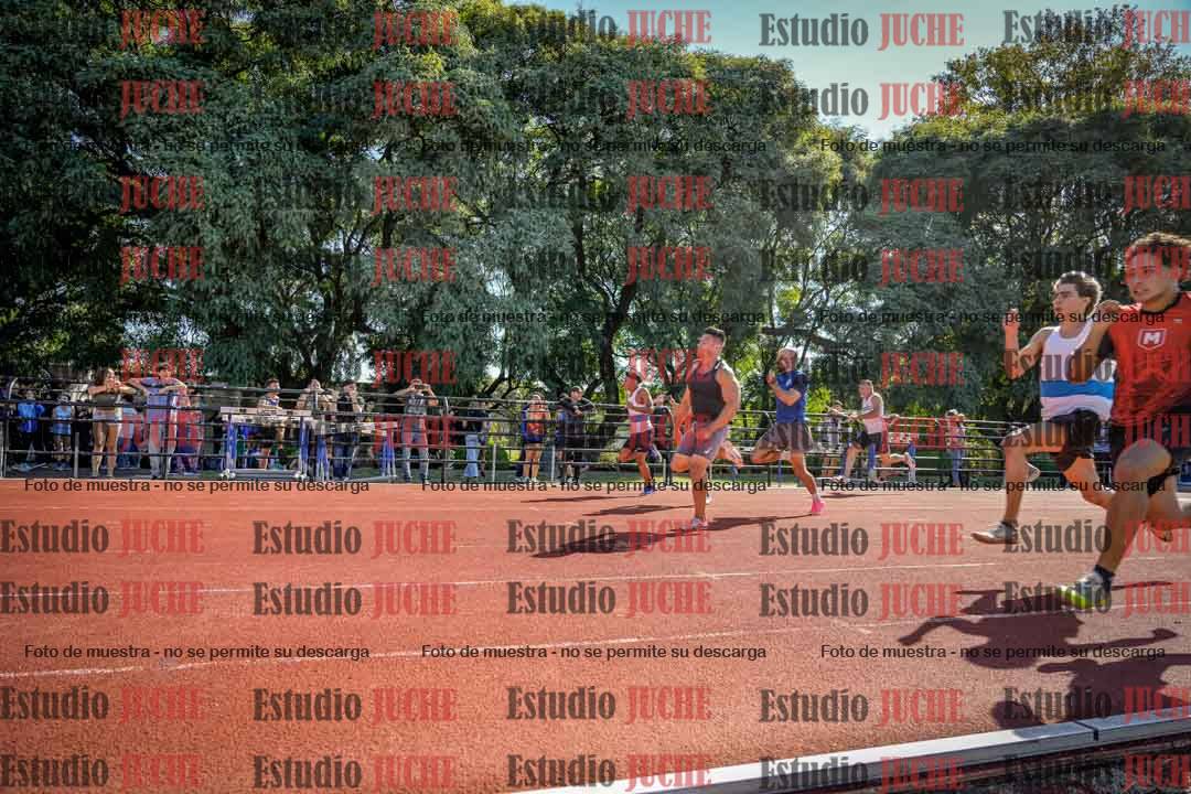 Fotos de los 100 m llanos de varones