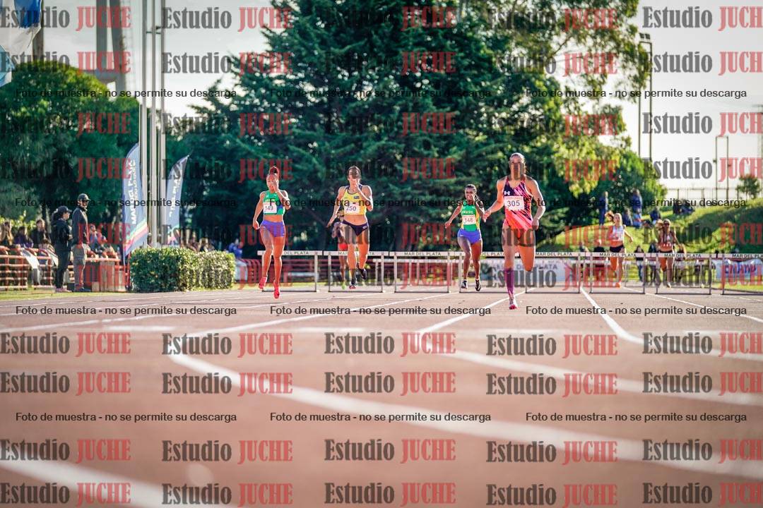 Fotos de los 400 m con vallas de mujeres - FINAL